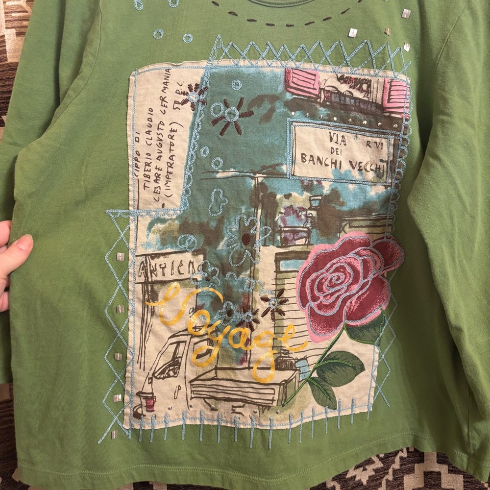 Caribbean Joe Women’s M/L Top - Picture 3 of 8
